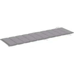 Maison Exclusive Bains De Soleil, Transats Et Hamacs | - Chaises longues et coussins 2pcs bois de teck solide gris foncé