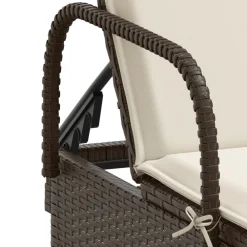 Maison Exclusive Bains De Soleil, Transats Et Hamacs | - Chaises longues avec coussins lot de 2 marron résine tressée