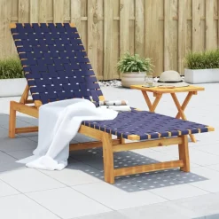 Maison Exclusive Bains De Soleil, Transats Et Hamacs | - Chaises longues lot de 2 textilène et acier
