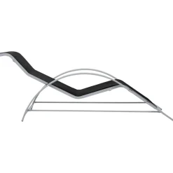 Maison Exclusive - Chaises longues lot de 2 avec table aluminium noir Clearance