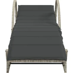 Maison Exclusive Bains De Soleil, Transats Et Hamacs | - Chaises longues de jardin table à thé 3 pcs résine tressée noir