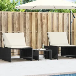 Maison Exclusive Bains De Soleil, Transats Et Hamacs | - Chaises longues lot de 2 avec coussin taupe bois de teck solide
