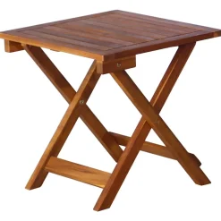 Maison Exclusive - Chaises longues lot de 2 avec table et coussins acacia solide Outlet