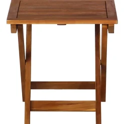 Maison Exclusive - Chaises longues lot de 2 avec table et coussins acacia solide Outlet