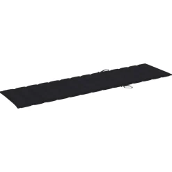 Maison Exclusive - Chaises longues lot de 2 avec table et coussin bois teck solide Outlet