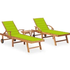 Maison Exclusive Bains De Soleil, Transats Et Hamacs | - Chaises longues pliables lot de 2 textilène bleu