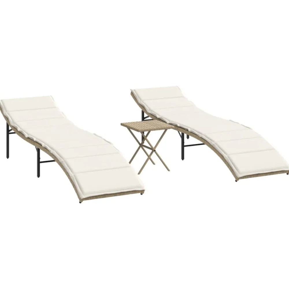 Maison Exclusive Bains De Soleil, Transats Et Hamacs | - Chaises longues bleu foncé bois d'acacia solide et tissu