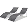 Maison Exclusive Bains De Soleil, Transats Et Hamacs | - Chaises longues lot de 2 205x60x31,5cm bois massif de pin