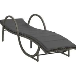 Maison Exclusive - Chaises longues lot de 2 avec table gris résine tressée Online