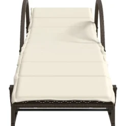 Maison Exclusive Bains De Soleil, Transats Et Hamacs | - Chaises longues avec repose-pied 2 pcs résine tressée marron