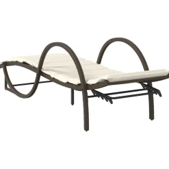 Maison Exclusive Bains De Soleil, Transats Et Hamacs | - Chaises longues avec repose-pied 2 pcs résine tressée marron