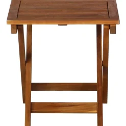 Maison Exclusive - Chaises longues lot de 2 avec table et coussins acacia solide Clearance