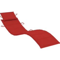 Maison Exclusive - Chaises longues lot de 2 avec table et coussins acacia solide Clearance