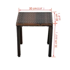 Maison Exclusive Bains De Soleil, Transats Et Hamacs | - Chaises longues avec table résine tressée marron