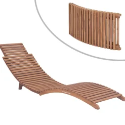 Maison Exclusive - Chaises longues pliables lot de 2 bois de teck solide Sale