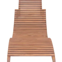 Maison Exclusive - Chaises longues pliables lot de 2 bois de teck solide Sale