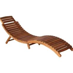Maison Exclusive Bains De Soleil, Transats Et Hamacs | - Chaises longues lot de 2 avec table et coussins acacia solide