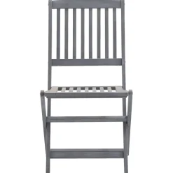 Maison Exclusive Tables Et Chaises De Jardin | - Chaises pliables de jardin avec coussins lot de 8 teck solide