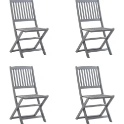 Maison Exclusive Tables Et Chaises De Jardin | - Chaises pliables de jardin avec coussins lot de 6 bois de teck