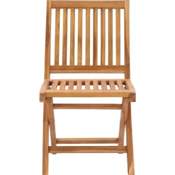 Maison Exclusive Tables Et Chaises De Jardin | - Chaises pliables d'extérieur lot de 6 bois d'acacia solide