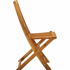 Maison Exclusive Tables Et Chaises De Jardin | - Chaises pliables d'extérieur lot de 6 bois d'acacia solide