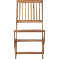 Maison Exclusive Tables Et Chaises De Jardin | - Chaises pliables d'extérieur lot de 4 bois d'acacia solide