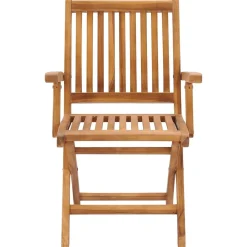 Maison Exclusive Tables Et Chaises De Jardin | - Chaises pliables de jardin avec coussins lot de 6 bois de teck