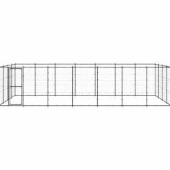 Maison Exclusive Niches, Paniers Et Transports | - Chenil d'extérieur pour chiens acier 33,88 m²