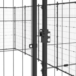 Maison Exclusive - Chenil d'extérieur pour chiens acier 65,34 m² Outlet