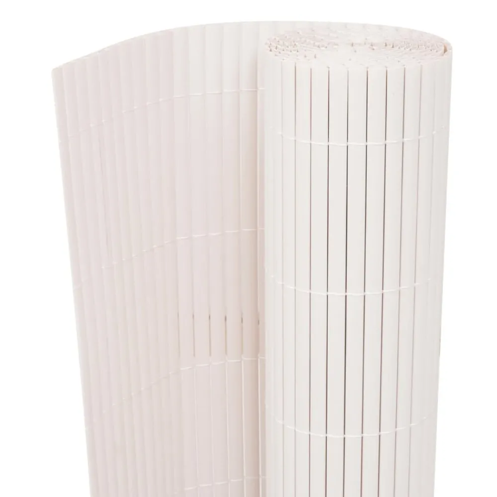 Maison Exclusive - Clôture de jardin double face 90 x 300 cm blanc Outlet