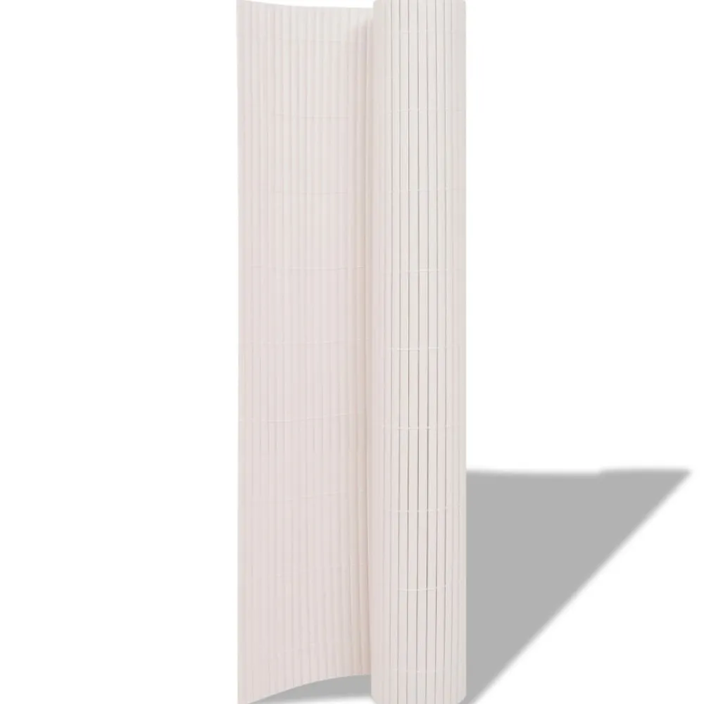 Maison Exclusive - Clôture de jardin double face 90 x 300 cm blanc Outlet