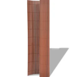 Maison Exclusive - Clôture de jardin double face pvc 90 x 300 cm marron Hot