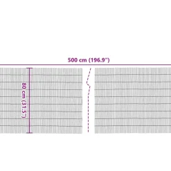 Maison Exclusive - Clôture de jardin 500x80 cm roseau Sale
