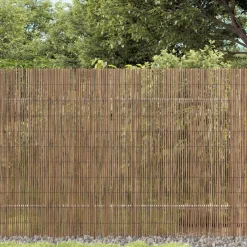 Maison Exclusive Brise-Vues, Bordures Et Dallages | - Clôture de jardin avec arceau en acier 1603,5 x 100 cm noir