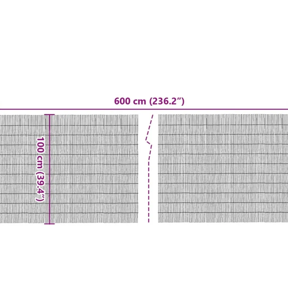 Maison Exclusive - Clôture de jardin 600x100 cm roseau Online