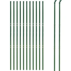 Maison Exclusive - Clôture en treillis métallique vert 1,6x25 m acier galvanisé Best