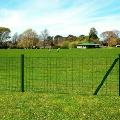 Maison Exclusive Brise-Vues, Bordures Et Dallages | - Clôture euro acier 10 x 0,8 m gris