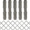 Maison Exclusive Brise-Vues, Bordures Et Dallages | - Clôture à treillis 5 pcs gris bois de sapin massif 180x60 cm