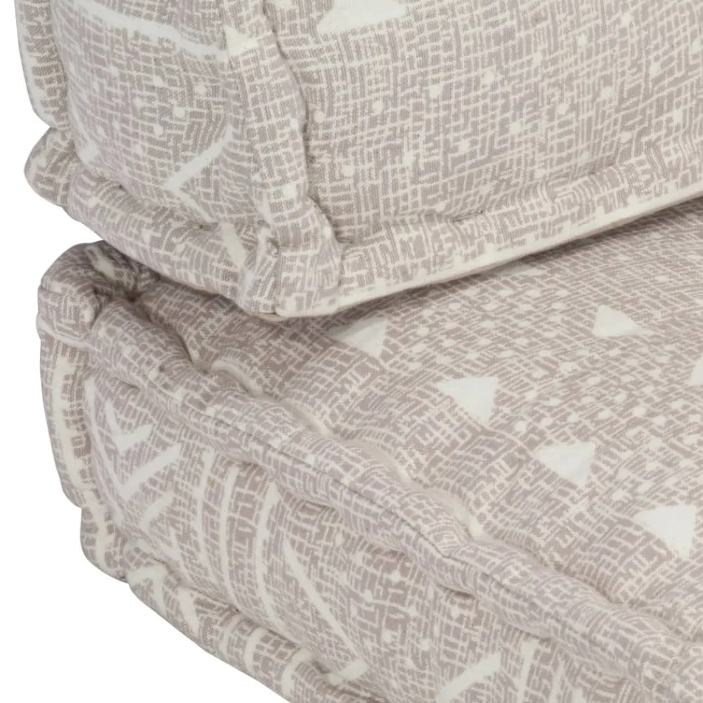 Maison Exclusive - Coussin de canapé palette marron clair tissu patchwork Discount