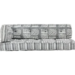 Maison Exclusive - Coussin de canapé palette gris tissu patchwork Online