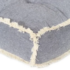 Maison Exclusive Coussins Extérieurs Et Accessoires | - Coussin de chaise de terrasse bleu marine tissu oxford