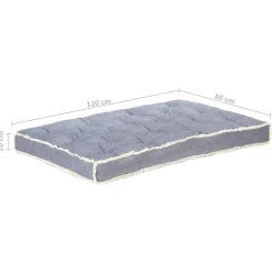Maison Exclusive Coussins Extérieurs Et Accessoires | - Coussin de chaise de terrasse bleu marine tissu oxford