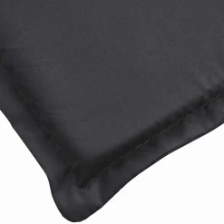 Maison Exclusive Coussins Extérieurs Et Accessoires | - Coussin de chaise de terrasse noir (75+105)x50x4 cm