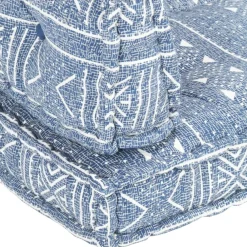 Maison Exclusive Coussins Extérieurs Et Accessoires | - Coussin de canapé palette indigo tissu patchwork