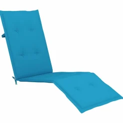 Maison Exclusive - Coussin de chaise de terrasse bleu (75+105)x50x4 cm Best