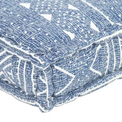 Maison Exclusive - Coussin de canapé palette indigo tissu patchwork Clearance