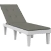 Maison Exclusive Coussins Extérieurs Et Accessoires | - Coussin de chaise longue taupe mélangé (75+105) x 50 x 4 cm tissu