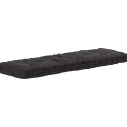 Maison Exclusive - Coussin de plancher de palette coton 120x40x7 cm noir Hot