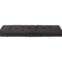 Maison Exclusive - Coussin de plancher de palette coton 120x40x7 cm noir Hot