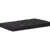 Maison Exclusive - Coussin de plancher de palette coton 120x80x10 cm noir Outlet